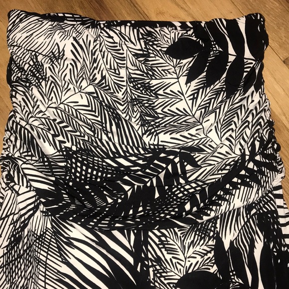 Bandeau jumpsuit print stretch jersey - Picture 3 of 6